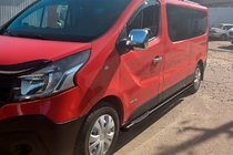 Renault Trafic 2001–2015 Sānu caurules BB002 Black (2 gab., nerūsējošais tērauds) foto 4