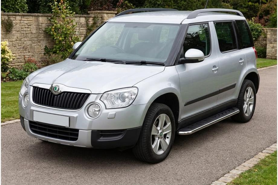 Skoda Yeti 2009–2017 Sānu pakāpieni Maydos V1 (2 gab., alumīnijs ↗ nerūsējošais tērauds) Foto 1