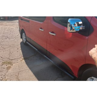 Sānu caurules BB002 Black (2 gab., nerūsējošais tērauds) foto 4