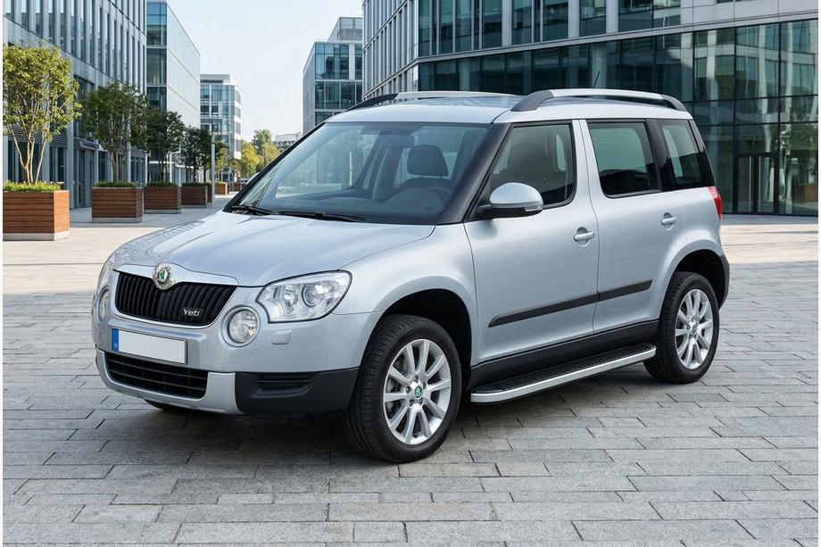 Skoda Yeti 2009–2017 Sānu pakāpieni Tayga Grey (2 gab., alumīnijs) Foto 1