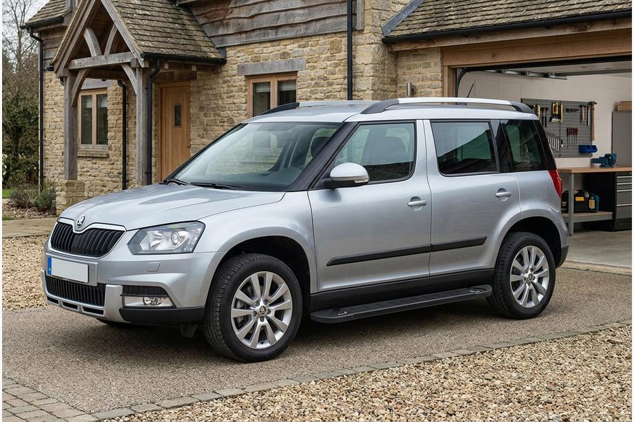 Skoda Yeti 2009–2017 Sānu sliekšņi RedLine Black (2 gab., alumīnijs) Image