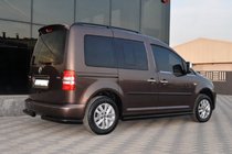 Volkswagen Caddy 2010–2015 Sānu caurules BB001 Black (2 gab., nerūsējošais tērauds) foto 7