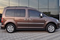 Volkswagen Caddy 2010–2015 Sānu caurules BB001 Black (2 gab., nerūsējošais tērauds) foto 9