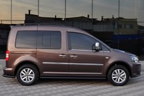 Volkswagen Caddy 2015–2020 Sānu caurules BB001 Black (2 gab., nerūsējošais tērauds) Ø60, Maxi garā bāze foto 10