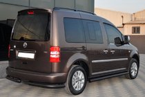 Volkswagen Caddy 2020– Sānu caurules BB001 Black (2 gab., nerūsējošais tērauds) foto 6