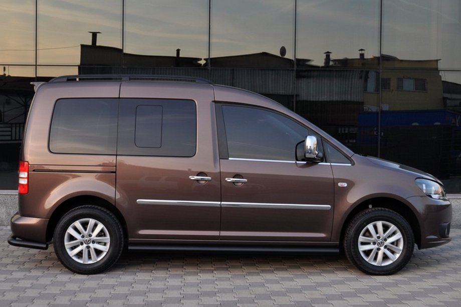 Volkswagen Caddy 2020– Sānu caurules BB001 Black (2 gab., nerūsējošais tērauds) Ø60, Maxi garā bāze Foto 10