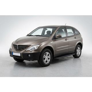 Sānu sliekšņi Allmond Black (2 gab., alumīnijs) SsangYong Action 2005–2018 foto 1