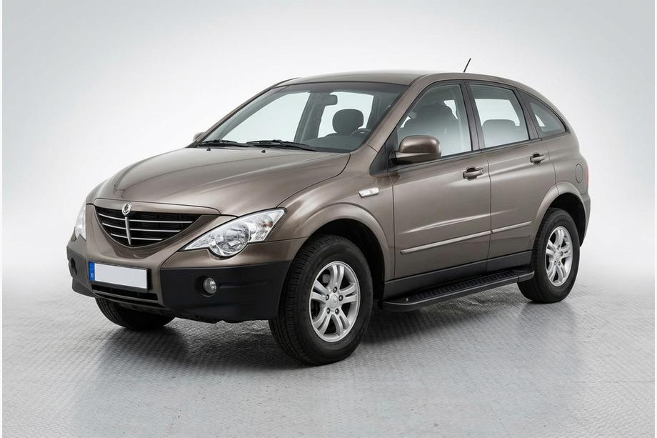 SsangYong Action 2005–2018 Sānu sliekšņi Allmond Black (2 gab., alumīnijs) Image