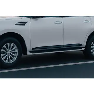 Durvju līstes (4 gab., melnas) Infiniti QX80 2013–2024 foto 1