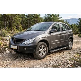 Sānu pakāpieni Maydos V1 (2 gab., alumīnijs ↗ nerūsējošais tērauds) SsangYong Action 2005–2018 foto 1