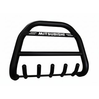 Priekšējais aizsargstienis (bullbar) QT012 Black (nerūsējošais tērauds)