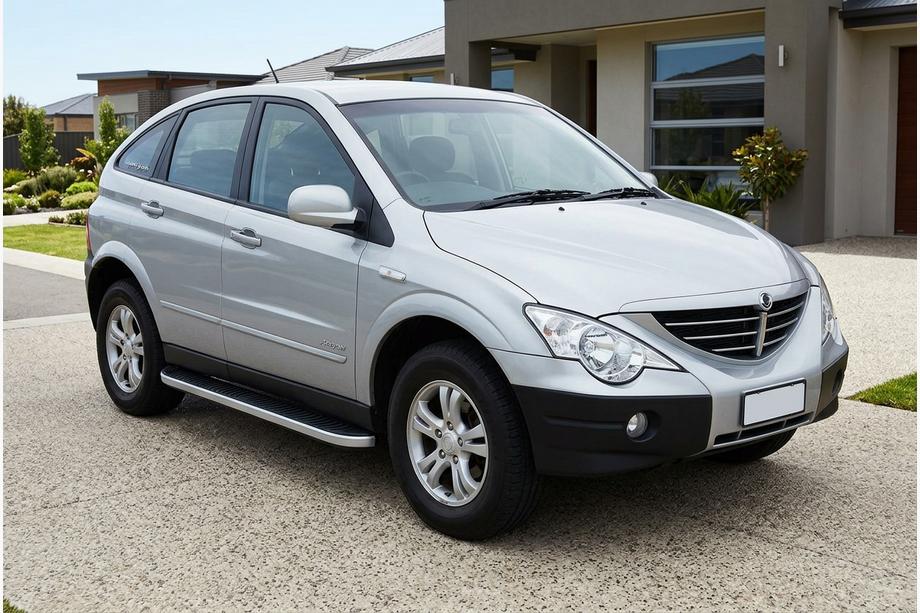 SsangYong Action 2005–2018 Sānu pakāpieni Tayga Grey (2 gab., alumīnijs) Image