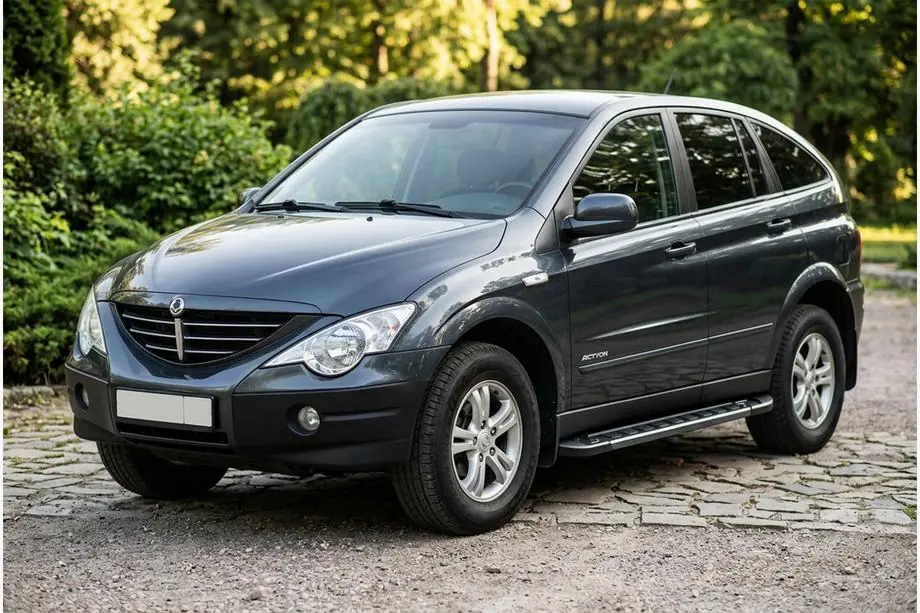 SsangYong Action 2005–2018 Sānu sliekšņi RedLine Black (2 gab., alumīnijs) Image