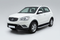 SsangYong Korando 2010–2019 Sānu sliekšņi Tayga Grey (2 gab., alumīnijs) foto 1