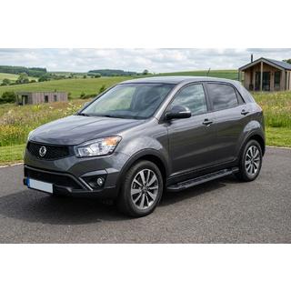 Sānu sliekšņi RedLine Black (2 gab., alumīnijs) foto 1