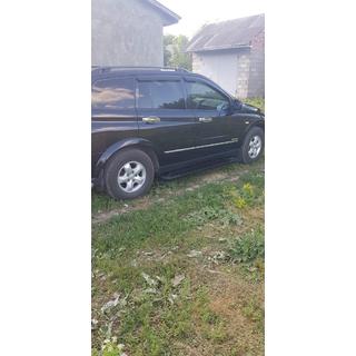 Sānu sliekšņi Allmond Black (2 gab., alumīnijs) SsangYong Kyron 2005–2014 foto 4
