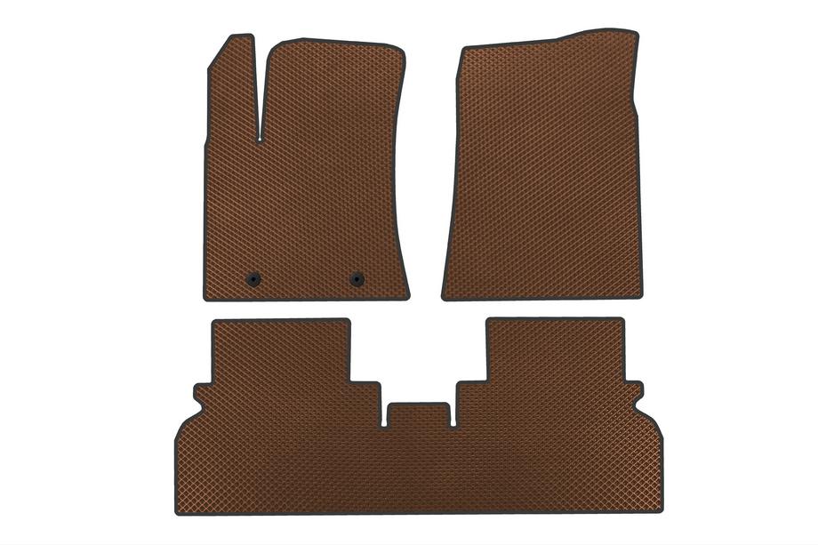 Hyundai Kona 2023– EVA salona paklājiņi (Electro, brūni) Foto 1