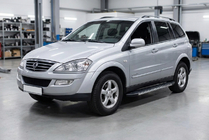 SsangYong Kyron 2005–2014 Sānu sliekšņi Duru (2 gab., alumīnijs) foto 1