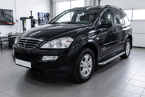SsangYong Kyron 2005–2014 Sānu pakāpieni Maydos V1 (2 gab., alumīnijs ↗ nerūsējošais tērauds) foto 1