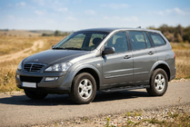 SsangYong Kyron 2005–2014 Sānu sliekšņi RedLine Black (2 gab., alumīnijs) foto 1