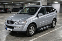 SsangYong Kyron 2005–2014 Sānu pakāpieni Rainbow (2 gab., alumīnijs) foto 1