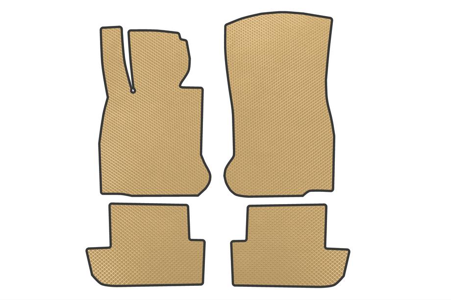 BMW 6. sērija F12/F13/F06 2011–2018 EVA salona paklājiņi (F12/13, Beige) Foto 1