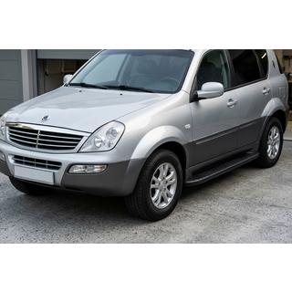 Sānu pakāpieni Bosphorus Black (2 gab., alumīnijs) SsangYong Rexton I 2001–2017 foto 1