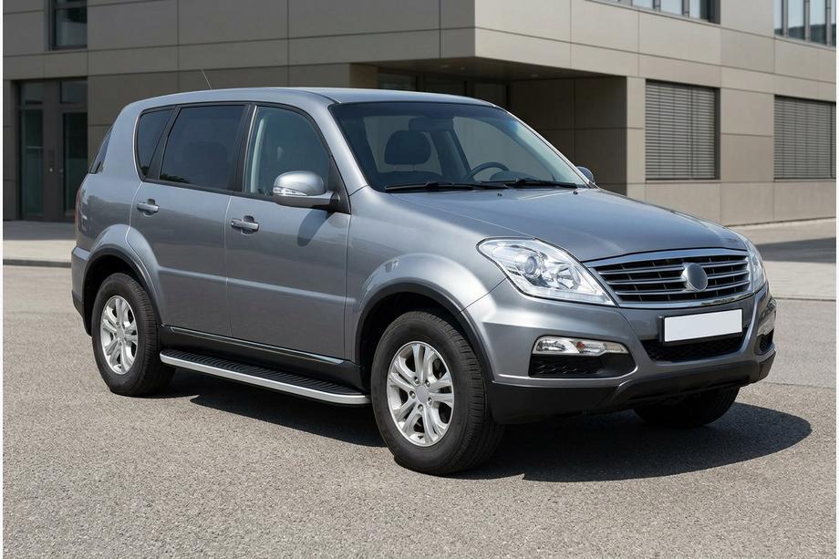 SsangYong Rexton I 2001–2017 Sānu sliekšņi Tayga Grey (2 gab., alumīnijs) 2005-2012 Image