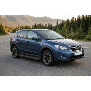 Sānu sliekšņi Allmond Black (2 gab., alumīnijs) Subaru XV 2011–2017 foto 1