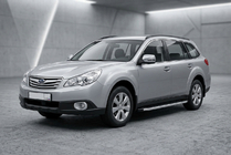 Subaru Outback 2009–2014 Sānu sliekšņi Fullmond (2 gab., alumīnija) foto 1