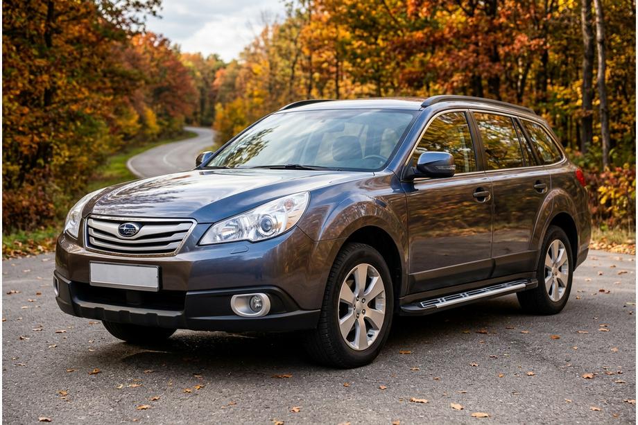 Subaru Outback 2009–2014 Sānu sliekšņi Sunrise (2 gab., alumīnijs) Image