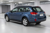 Subaru Outback 2009–2014 Sānu pakāpieni Maydos V1 (2 gab., alumīnijs ↗ nerūsējošais tērauds) foto 1