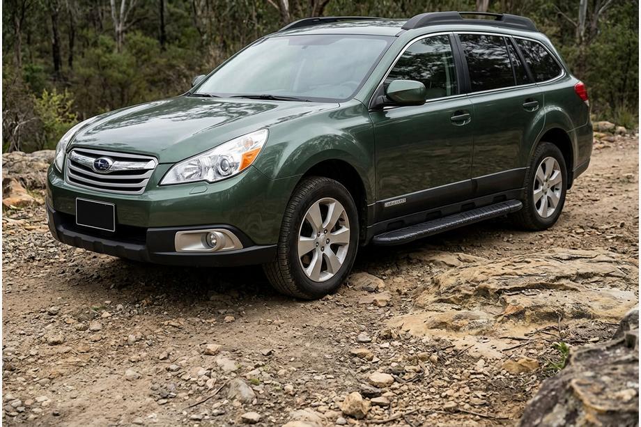 Subaru Outback 2009–2014 Sānu pakāpieni Bosphorus Black (2 gab., alumīnijs) Image