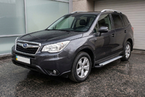 Subaru Forester 2013–2018 Sānu pakāpieni Allmond Grey (2 gab., alumīnijs) foto 1