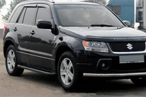 Suzuki Grand Vitara 2005–2017 Sānu pakāpieni Allmond Black (2 gab., alumīnijs) foto 1