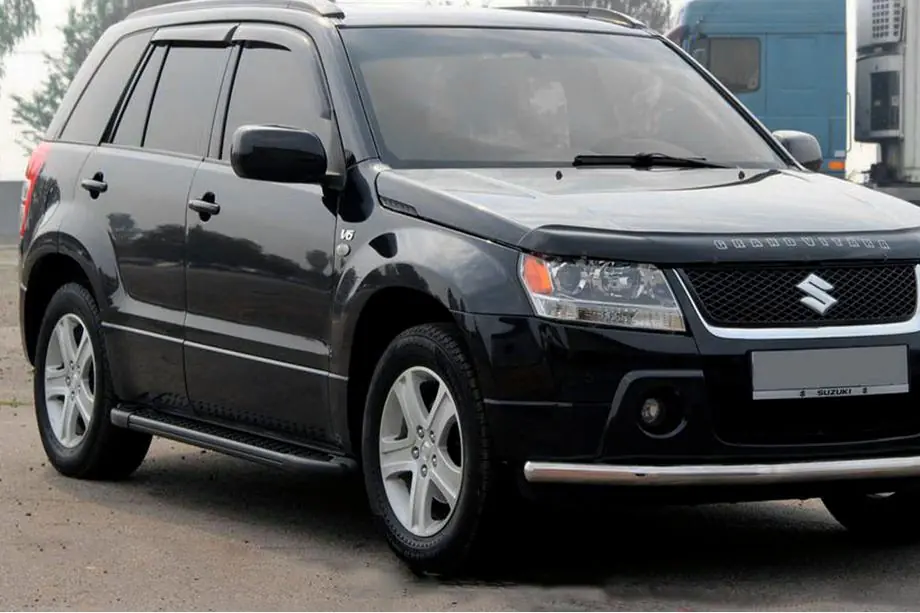 Suzuki Grand Vitara 2005–2017 Sānu pakāpieni Allmond Black (2 gab., alumīnijs) Image