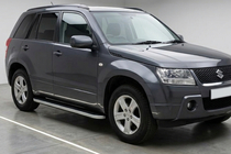 Suzuki Grand Vitara 2005–2017 Sānu pakāpieni Tayga Grey (2 gab., alumīnijs) foto 1