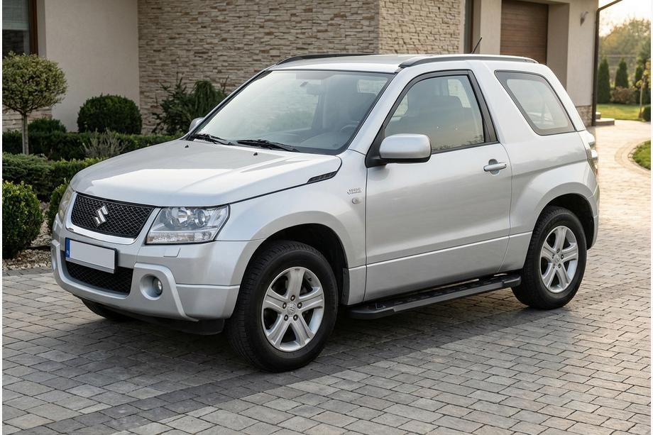 Suzuki Grand Vitara 2005–2017 Sānu sliekšņi RedLine Black (2 gab., alumīnijs) Image