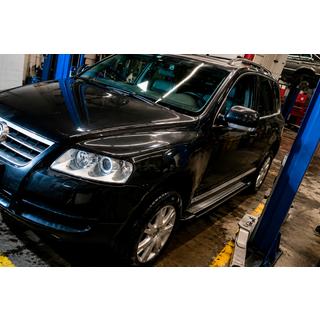 Sānu pakāpieni Rainbow (2 gab., alumīnijs) Volkswagen Touareg 2002–2010 foto 2