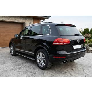 Sānu pakāpieni Maydos V1 (2 gab., alumīnijs / nerūsējošais tērauds) Volkswagen Touareg 2010–2018 foto 1