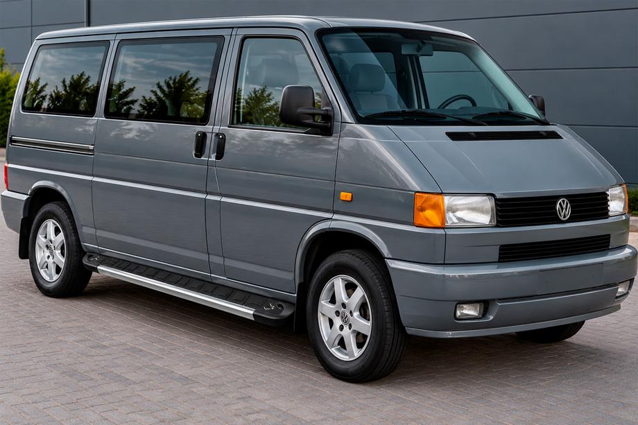 Volkswagen T4 Transporter 1990–2003 Sānu pakāpieni Duru (2 gab., alumīnijs) Garā riteņu bāze Image