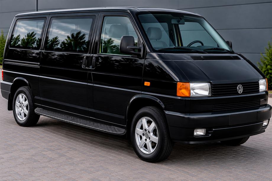 Volkswagen T4 Transporter 1990–2003 Sānu pakāpieni Bosphorus Black (2 gab., alumīnijs) Image