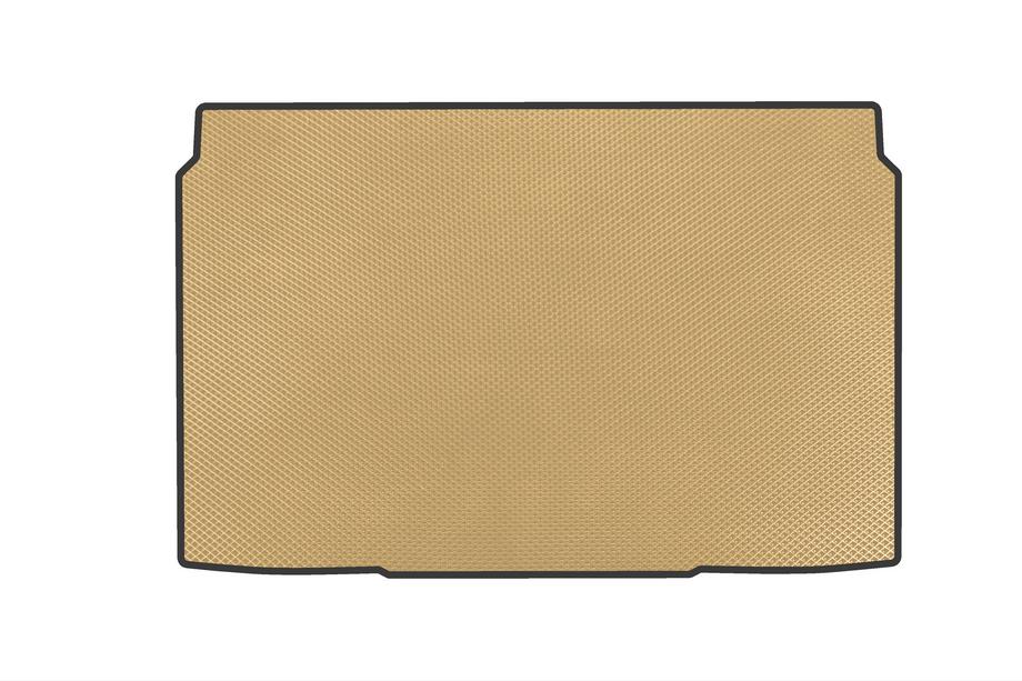 Peugeot 208 2019– EVA bagāžnieka paklājiņš (benzīns, bēšs) Image