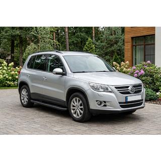 Sānu pakāpieni Bosphorus Black (2 gab., alumīnijs) Volkswagen Tiguan 2007–2016 foto 1