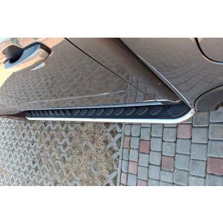 Sānu pakāpieni Maydos V1 (2 gab., alumīnijs ↗ nerūsējošais tērauds) Volkswagen Amarok 2010–2022 foto 2