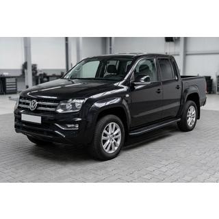 Sānu pakāpieni Bosphorus Black (2 gab., alumīnijs) Volkswagen Amarok 2010–2022 foto 1