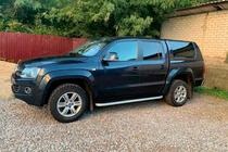 Volkswagen Amarok 2010–2022 Sānu pakāpieni Tayga Grey (2 gab., alumīnijs) foto 5