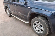 Volkswagen Amarok 2010–2022 Sānu pakāpieni Tayga Grey (2 gab., alumīnijs) foto 1