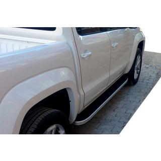 Sānu pakāpieni Tayga Grey (2 gab., alumīnijs) Volkswagen Amarok 2010–2022 foto 4