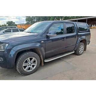 Sānu pakāpieni Tayga Grey (2 gab., alumīnijs) Volkswagen Amarok 2010–2022 foto 3
